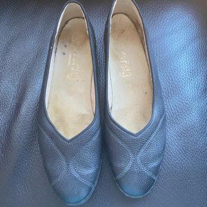 VINTAGE   GERMAN  LEATHER  LADIES SHOES  JENNY  SIZE  9 G